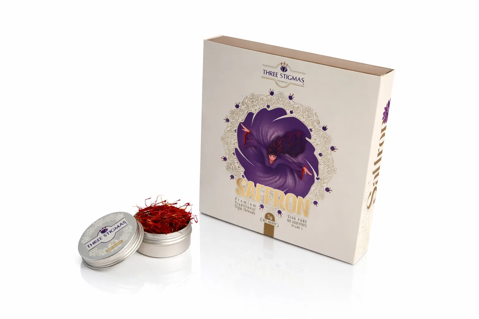 Spring Honey with Saffron 400g